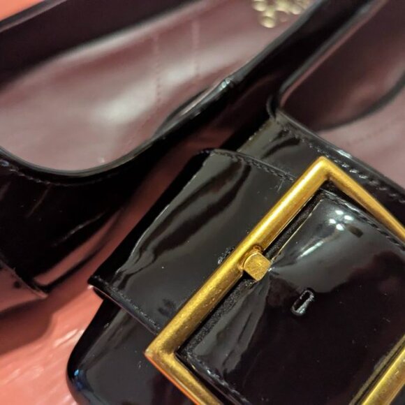 Franco Sarto black patent buckle size 9 - Picture 5 of 7